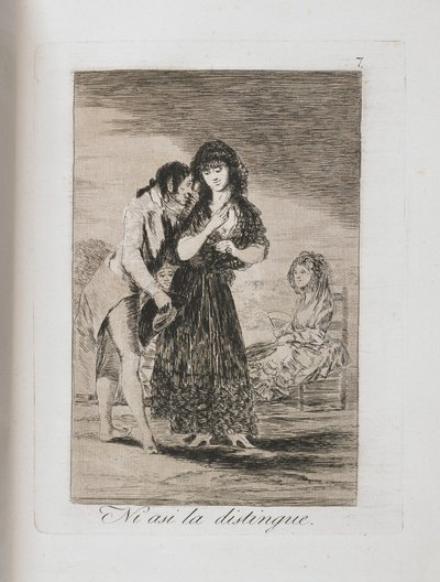 Planche de Los Caprichos, 1797-1798 - Francisco de Goya